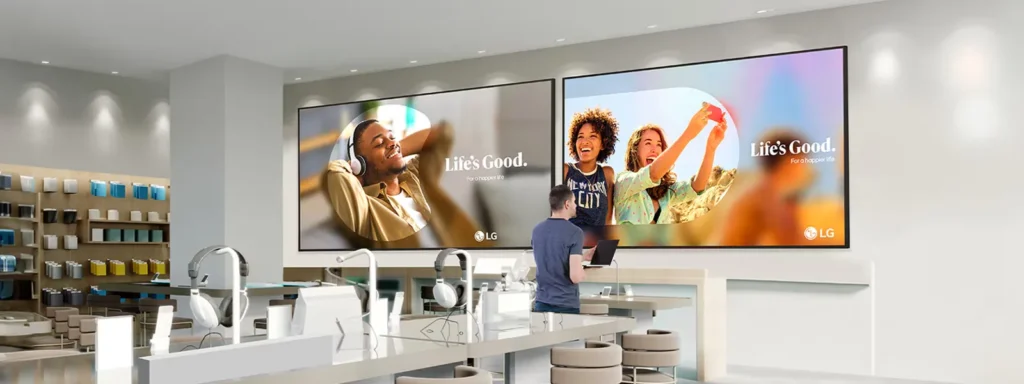 Digital signage sistemleri ile profesyonel görüntü çözümleri.