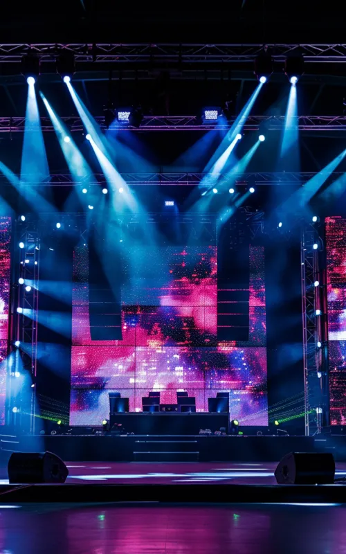 ProLights ve Smoke Factory çözümleriyle sahne aydınlatma sistemleri.